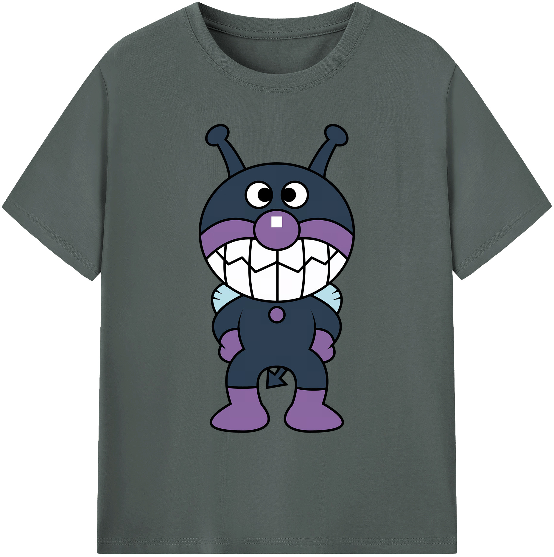 （画像用） アンパンマン Anpanman 綿100％ メンズ半袖Tシャツ｜肌触りやわらか＆通気性